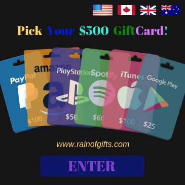 Pick your $500 Giftcard !